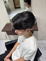 クール 大和八木駅前店(Coeur)&nbsp;大和八木橿原メンズサロンフェザーパーマニュアンス