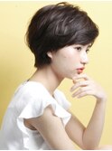 大人ショートボブ「インテグラル×ヌケ感」【表参道】