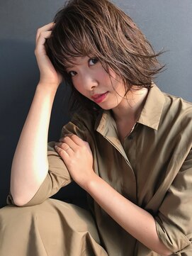 ヴィッカ ヘアーアンドメイク(vikka. hair and make) 大人可愛いクールフェザーボブ