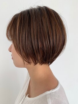 オーリー(OORRY.) マッシュショートにベージュラベンダーでお洒落ヘアに