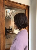 カウチ(Kauti)&nbsp;レザーの前下がりボブ