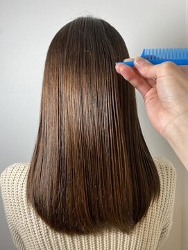 アッシュ 新杉田店(Ash) 縮毛矯正　髪質改善　ツヤ感　サラサラ感　ベージュカラー