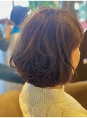 ふわふわカールボブ