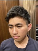 ツーブロックベリーショート