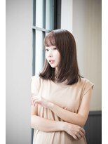 カリン 横浜店(carin) 【carin横浜】暗めカラー/大人ガーリー/鎖骨ミディアム