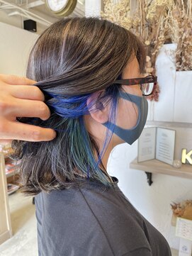 フロール(florun) インナーカラー&イヤリングカラー