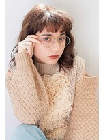 テラスコード(TERRACE CODE)&nbsp;大人かわいい前髪シースルーバングふんわりミディアムセミロング