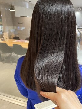 アイディール(:ideal) 縮毛矯正☆クセはしっかり伸ばして柔らかく艶のある仕上がりに♪