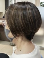 ヘアークリアー 春日部 大人可愛いミセス襟足スッキリショートスタイル/30代40代50代