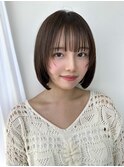 20代30代/美髪切りっぱなしボブ/エアリーロング/ピンクブラウン