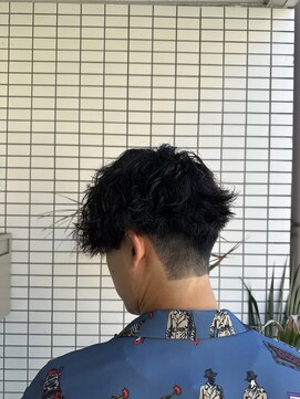 スウェル 船橋店(Swell) ハイライト/マッシュパーマ/ウルフ/アッシュブラック3