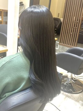 アトリエコア(Atelier Coa) 髪質改善トリートメントミルクティーベージュカラーくびれヘア