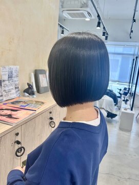 ビューバイネオリーブ 用賀店(Beau'r by neolive) 黒髪ボブルフネビージュ小顔ワンレン《用賀》