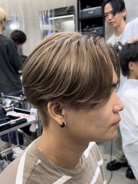 メンズヘアセンス 渋谷(MEN'S HAIR SENSE) カルマパーマ/ミルクティーベージュ/アッシュブラック/渋谷