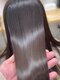 シエロヘアー(Cielo hair)の写真/質感もガラッと変わる◎柔らかい質感、艶、抜群の手触りを兼ね備えたナチュラルストレートを実現!