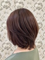 ルシエル バイ カトレアグループ(Le Ciel)&nbsp;30代40代50代レイヤーカット/レイヤーボブ／大人ウルフスタイル