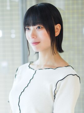 キュウ トゴシコウエン(CUE TOGOSHI-KOEN) 20代/30代/40代/外ハネ/ミニマムボブ