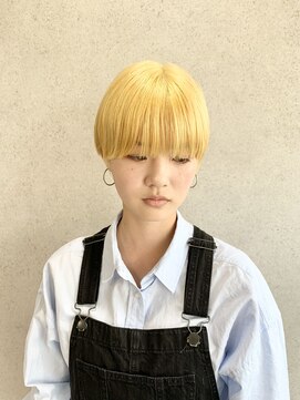 ヤリーバイミクマル(yaree by micmal.) 20代30代大人可愛いダブルカラーブリーチハイトーンカラー