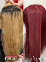 いろあそび 八王子 ボルドーカラー、