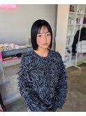 中学生縮毛矯正&&ボブスタイル
