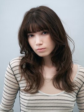 ヘアサロンガリカアオヤマ(hair salon Gallica aoyama) ナチュラルウェーブパーマ×ショコラベージュ
