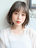 アグノス 青山(Agnos) ☆◎暗めカラーグランマッシュデザインカラー薄め前髪くびれヘア