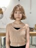 【ワンカラーでは出せない透け感！】似合わせカット&透明感抜群ダブルカラー
