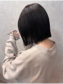 【切りっぱなしボブ】