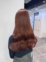 ペレ 栄店(PELE) ホワイトグレージュ/デジタルパーマ/チェリーブラウン/栄