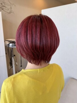 ガレリアエレガンテ 尾張旭店(GALLARIA Elegante) ピンクベージュ/ショート/ブリーチあり