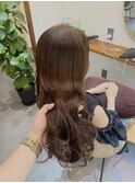 横浜／ブリーチなし透明感ピンクベージュ♪明るめワンカラー