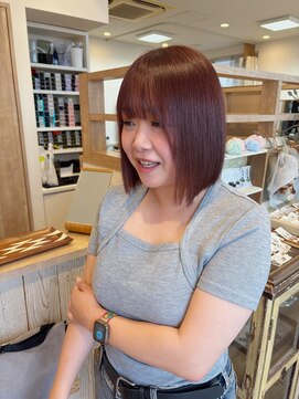 ヘアー テクニカ(hair Technica) 気分に合わせて雰囲気を変えられるボブ/岡山ボブ/十日市