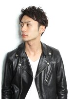 マルフェ 天王寺(marfe)&nbsp;【marfe】メンズショート＿アップバング＿フェザーショート