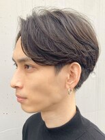 デプト(DEPT.) ニュアンスパーマセンターパートメンズマッシュフェザーパーマ