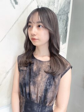 ヘアサロン ガリカ 表参道(hair salon Gallica) 【田中杏実】艶髪グレージュ韓国ヘア/シースルーバング
