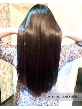 メゾン ドゥ ジェメシェラ(Maison de gemeshe'ra) 圧倒的な至高のcut.自社髪質改善が魅せるsilk暗髪