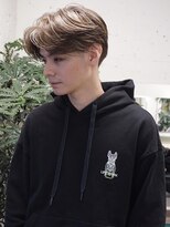 ノラ シブヤ(NORA)&nbsp;メンズハイライトテーパーフェードハイライトセンターパート