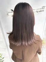 ネオリーブカフ 鶴ヶ峰店(Neolive caff)&nbsp;ピンクベージュ　髪質改善カラー