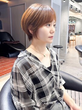 ロンド エメ 柏(Lond aimer) オリーブグレー/ショート/前髪/レイヤー/髪質改善/縮毛矯正/柏駅