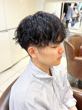 フラッグヘアー 博多駅前店(Flag HAIR) メンズニュアンスパーマシャドウパーマ博多