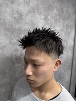 スピン 本八幡(SPIN)&nbsp;MEN’S HAIR/サーフカール/刈り上げセンターパート/本八幡