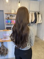 シェル 津山の手店(shel) オリーブブラウン艶髪髪質改善レイヤー