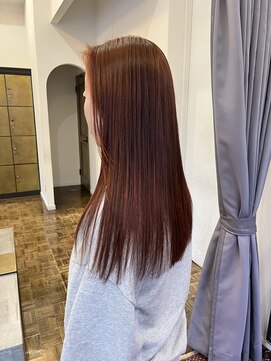 ヘアーアイスカルテット(HAIR ICI QUARTET) 春色◎ワンカラーで作る透明感オレンジブラウン