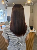 クララジャパン ナベシマ(CLALA JAPAN Nabeshima) 髪質改善カラー 艶髪 縮毛矯正 質感ストレート ミディアム