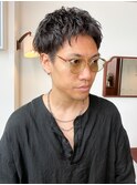 スパイキーショート　メンズパーマ　無造作パーマ くせ毛パーマ