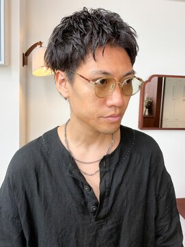テトヘアー(teto hair) スパイキーショート　メンズパーマ　無造作パーマ くせ毛パーマ