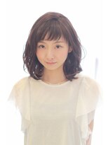 ナナナ パレナ 大津膳所店(nanana parena) 抜け感とシースルーバングでフェミニンstyle【nanana parena】