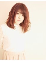 エル バイ ファースト(L by first)&nbsp;【L by first】ふんわりセミディ×ピンクバイオレット◎30代40代