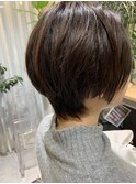バッサリショート【hub(hair)天神今泉】