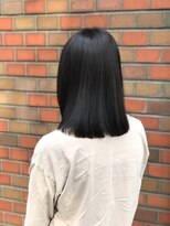 今日は美容院 実習ヘア
